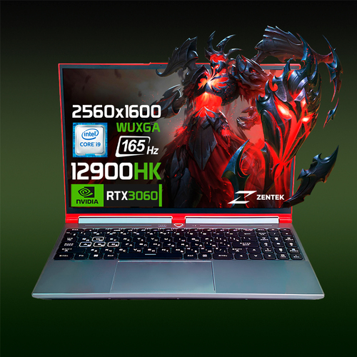 Ноутбук Akira 16" • Intel Core i9-12900HK • RTX3060 • 16/512 Изображение