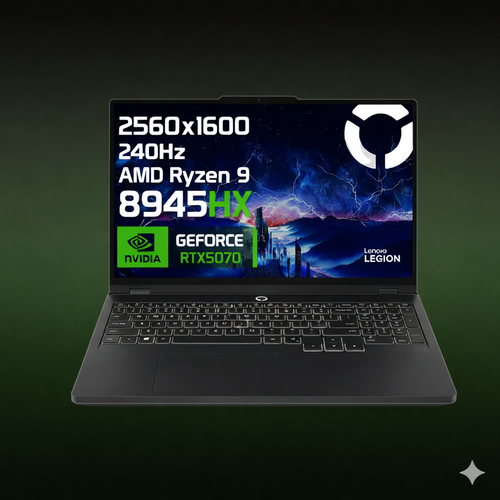Ноутбук Lenovo Legion 5 Pro 16" • Ryzen9 8945HX • RTX5070 • 16/1024 