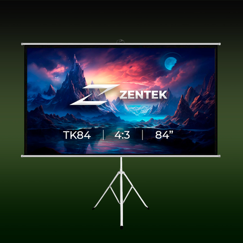 Проекционный экран Zentek TK84 Изображение