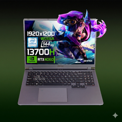 Ноутбук Zentek Vector 16" • Intel Core i7-13700H • RTX4060 • 32/1024 