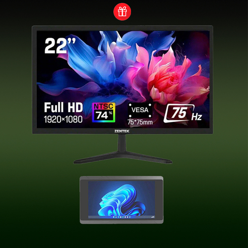 Неттоп Zentek JX5 + монитор 22" 