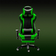 Игровое кресло зеленое GAME 01 Изображение