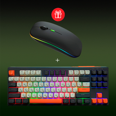 Клавиатура T60 + в подарок мышка RGB 