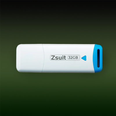 Флешка белая пластик USB 3.0 - 32 GB 