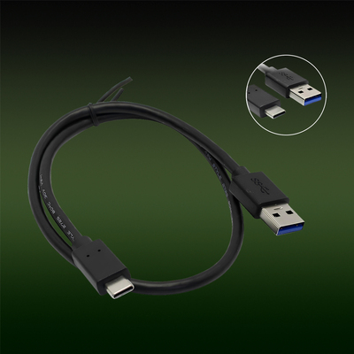 Кабель USB TypeC (M), 1 м, TYPEC1 черный 
